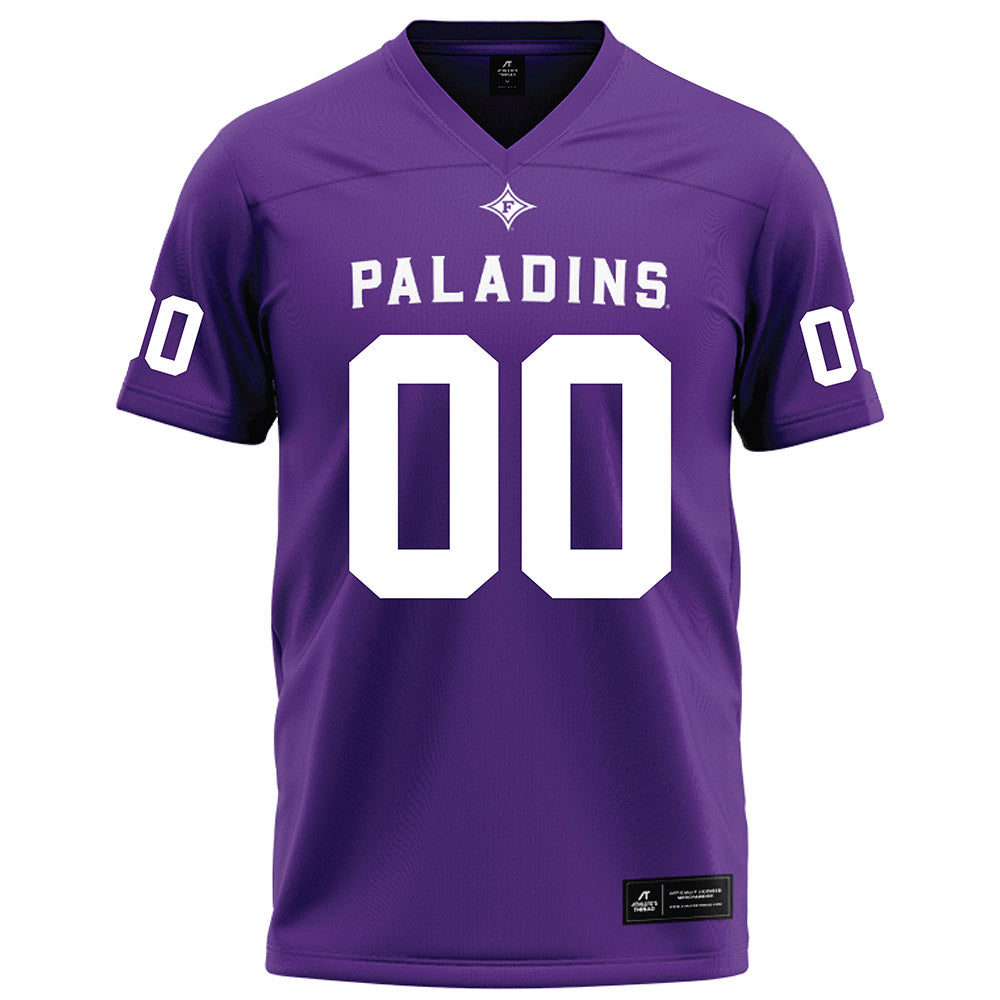 Furman - NCAA Football : Charlie Krappman - Purple Football Jersey-0