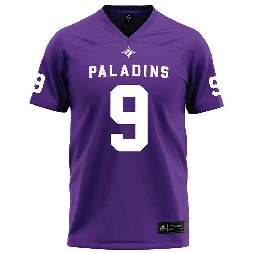Furman - NCAA Football : Keith Hamilton - Purple Football Jersey-0