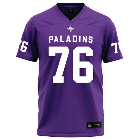Furman - NCAA Football : Chase Gregorek - Purple Football Jersey-0