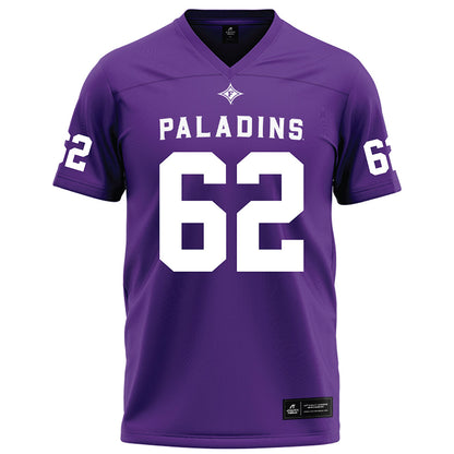 Furman - NCAA Football : Parker Solano - Purple Football Jersey