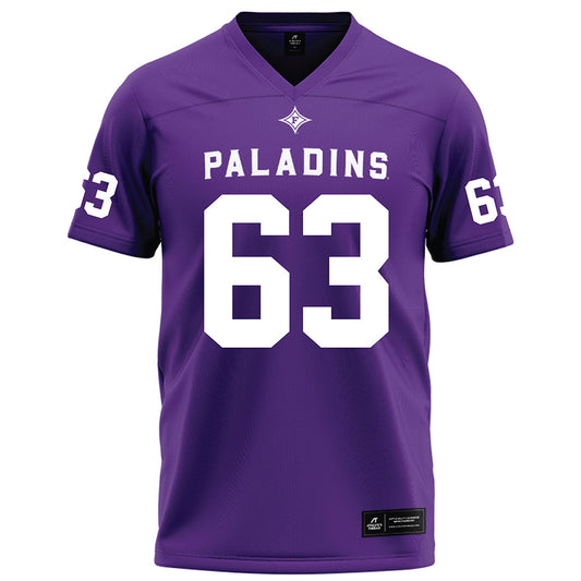 Furman - NCAA Football : Chase Polivchak - Purple Football Jersey-0