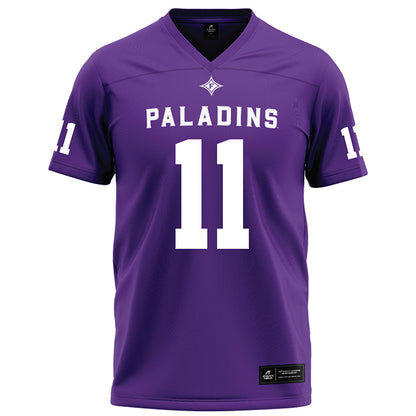 Furman - NCAA Football : Joshua Burrell - Purple Football Jersey-0