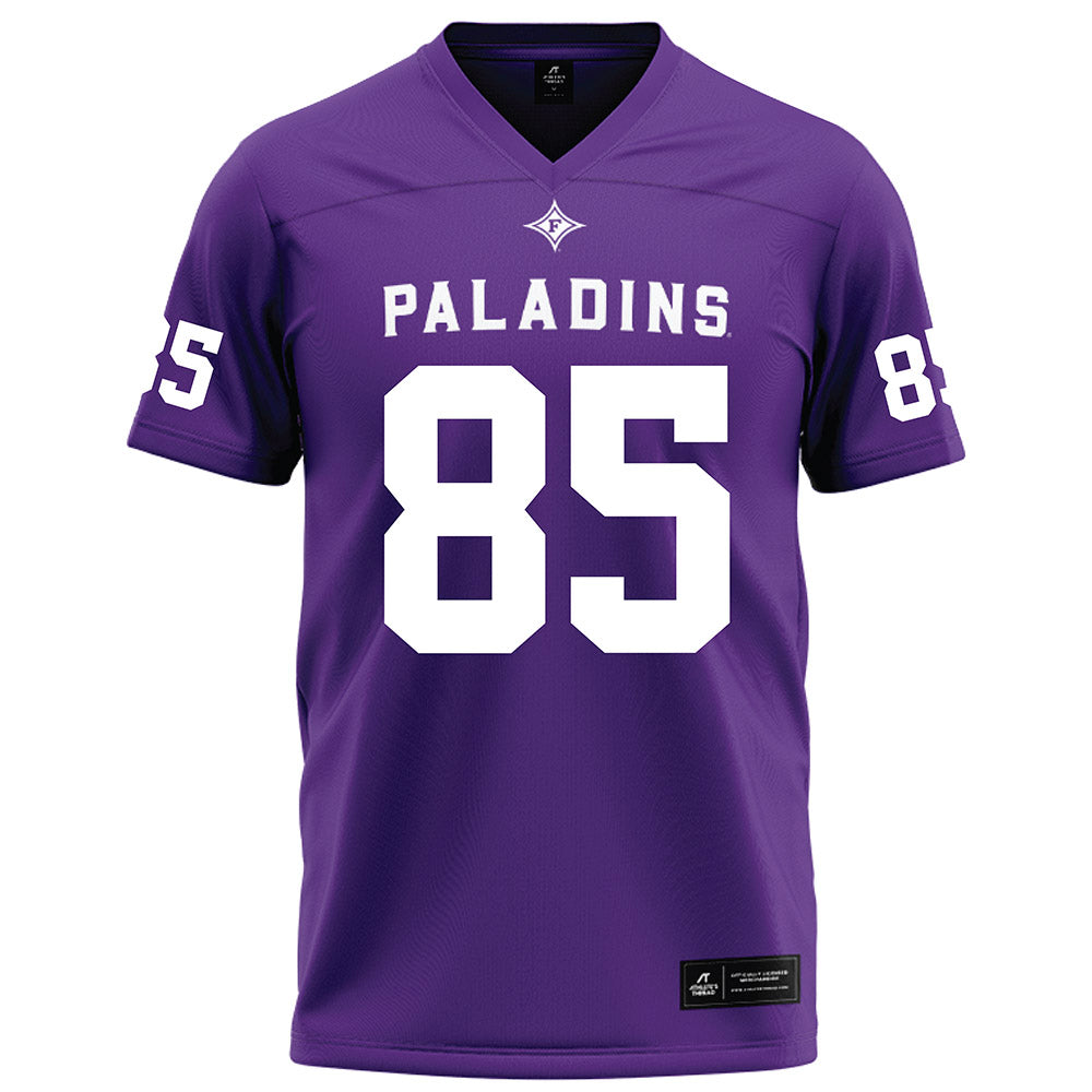 Furman - NCAA Football : Seth Roach - Purple Football Jersey-0