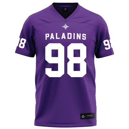 Furman - NCAA Football : Maddox Dykeman - Purple Football Jersey-0