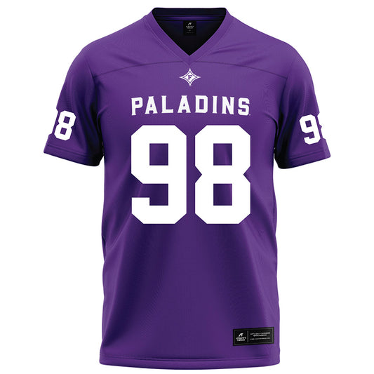 Furman - NCAA Football : Maddox Dykeman - Purple Football Jersey-0