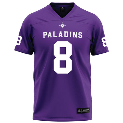 Furman - NCAA Football : Barry Dixon - Purple Football Jersey-0