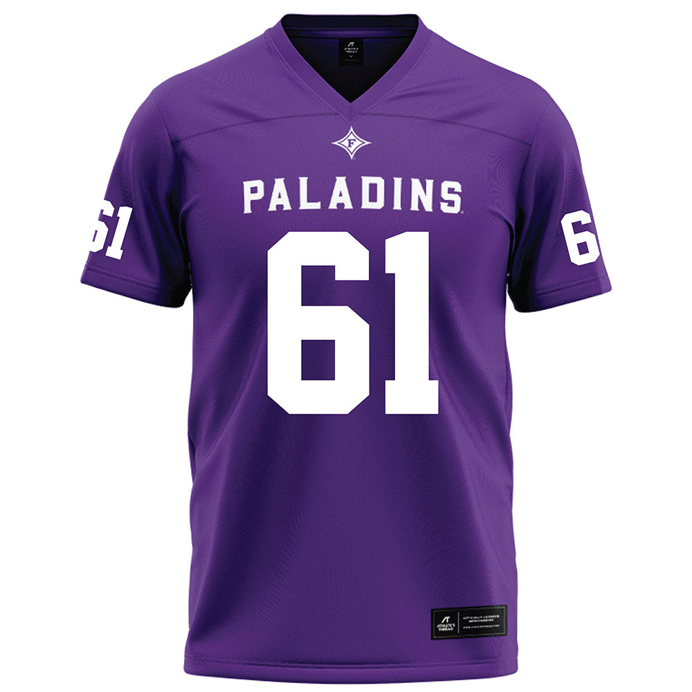 Furman - NCAA Football : Brady Smith - Purple Football Jersey-0