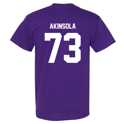 Furman - NCAA Football : Noah Akinsola - Replica Shersey T-Shirt-1