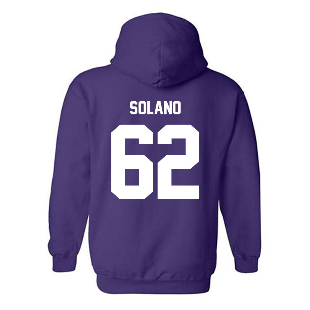 Furman - NCAA Football : Parker Solano - Replica Shersey Hooded Sweatshirt