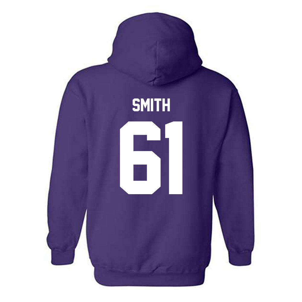 Furman - NCAA Football : Brady Smith - Replica Shersey Hooded Sweatshirt-1