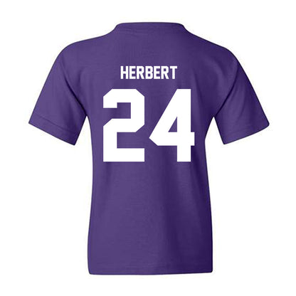 Furman - NCAA Football : Raleigh Herbert - Replica Shersey Youth T-Shirt-1