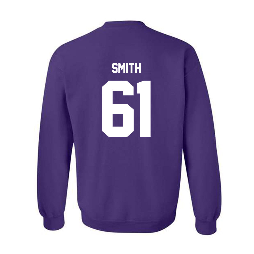 Furman - NCAA Football : Brady Smith - Replica Shersey Crewneck Sweatshirt-1