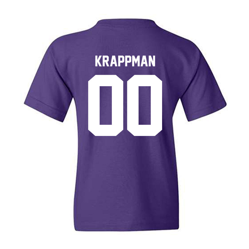 Furman - NCAA Football : Charlie Krappman - Replica Shersey Youth T-Shirt-1