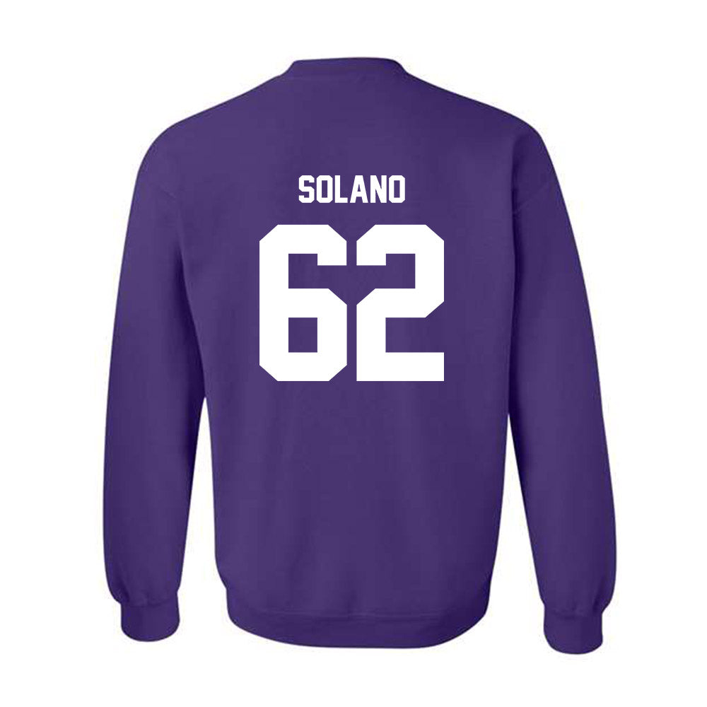 Furman - NCAA Football : Parker Solano - Replica Shersey Crewneck Sweatshirt