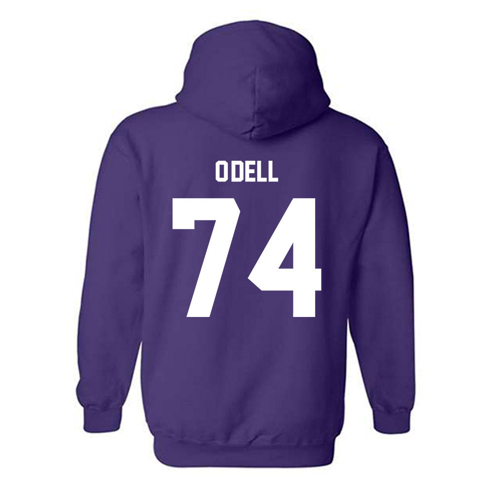 Furman - NCAA Football : Steven O'Dell - Replica Shersey Hooded Sweatshirt