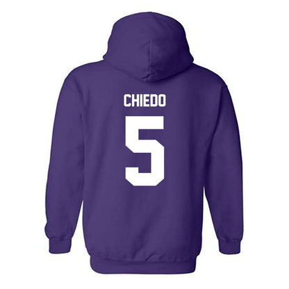 Furman - NCAA Football : Dylan Chiedo - Replica Shersey Hooded Sweatshirt-1