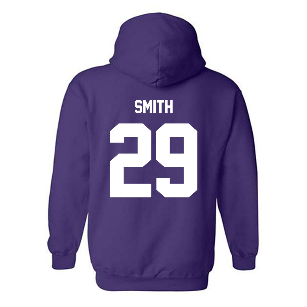 Furman - NCAA Football : Riley Smith - Replica Shersey Hooded Sweatshirt-1