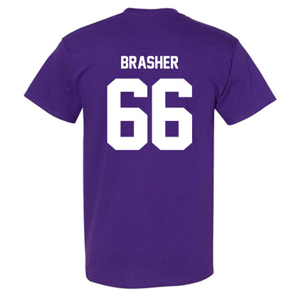 Furman - NCAA Football : Eli Brasher - Replica Shersey T-Shirt-1
