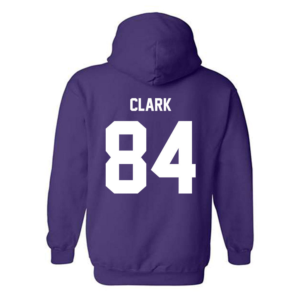 Furman - NCAA Football : Riley Clark - Replica Shersey Hooded Sweatshirt