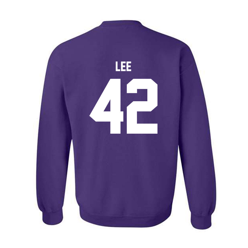 Furman - NCAA Football : Zach Lee - Replica Shersey Crewneck Sweatshirt-1