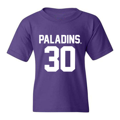 Furman - NCAA Football : Quay Rush - Youth T-Shirt Replica Shersey