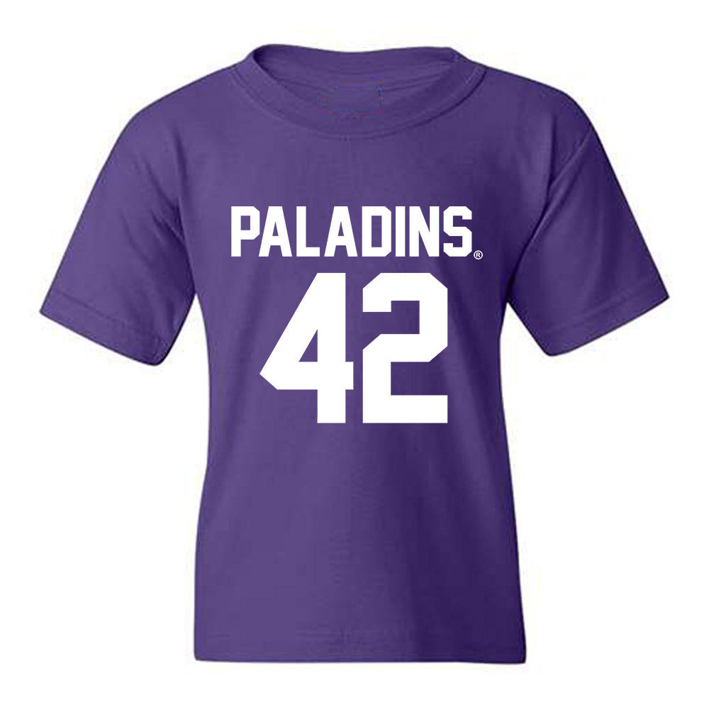 Furman - NCAA Football : Jakeman Pendleton - Replica Shersey Youth T-Shirt-0