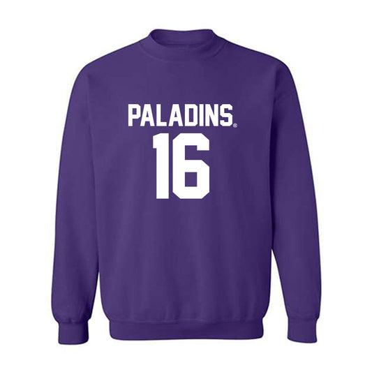 Furman - NCAA Football : Charles Ingram V - Replica Shersey Crewneck Sweatshirt