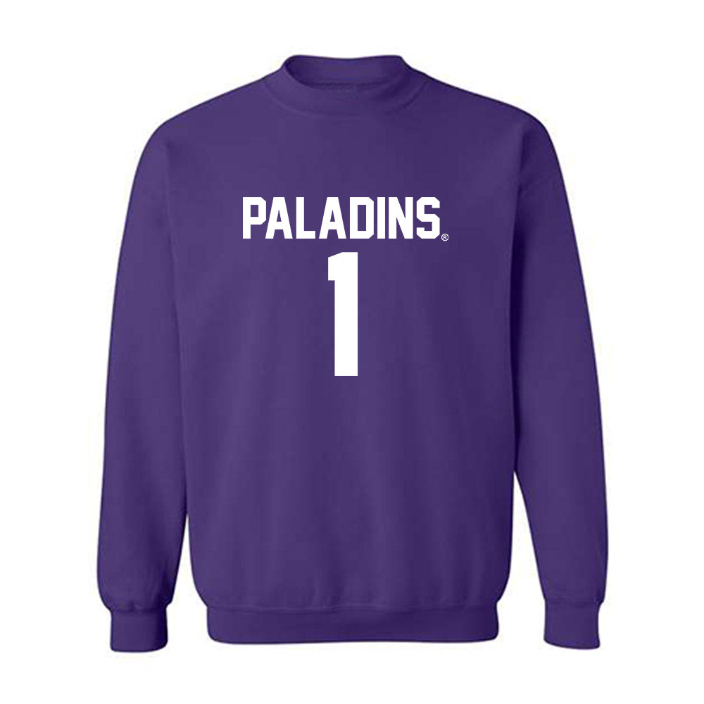 Furman - NCAA Football : Taylen Blaylock - Replica Shersey Crewneck Sweatshirt-0