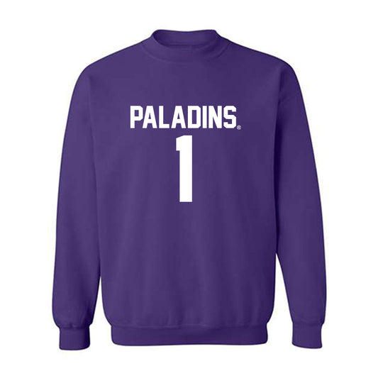 Furman - NCAA Football : Taylen Blaylock - Replica Shersey Crewneck Sweatshirt-0
