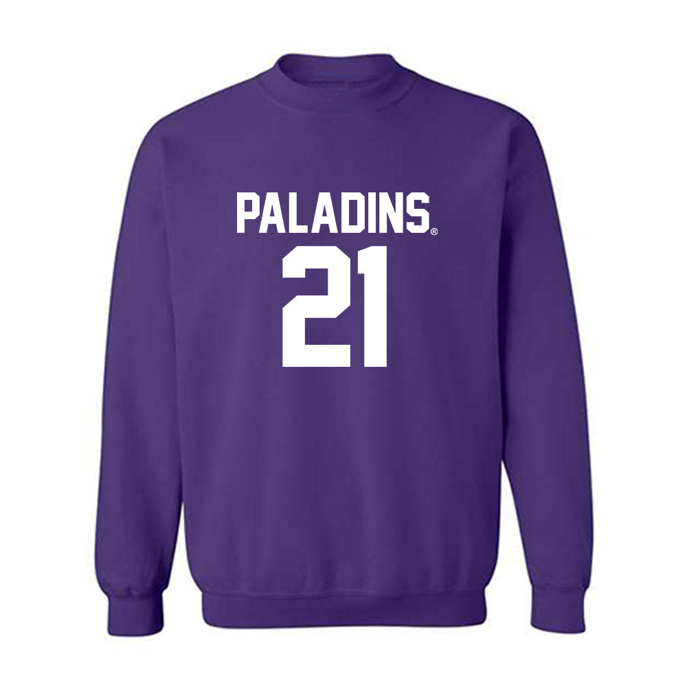 Furman - NCAA Football : Billy Lewis - Replica Shersey Crewneck Sweatshirt-0