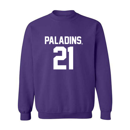 Furman - NCAA Football : Billy Lewis - Replica Shersey Crewneck Sweatshirt-0