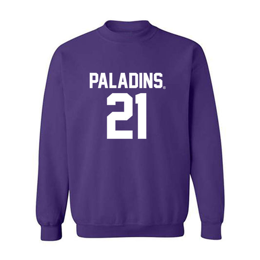 Furman - NCAA Football : Billy Lewis - Replica Shersey Crewneck Sweatshirt-0