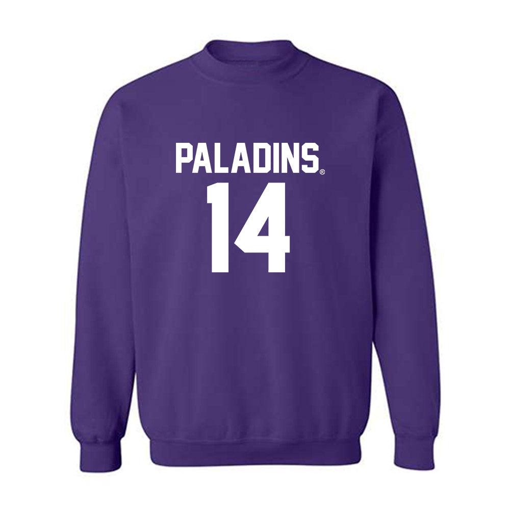 Furman - NCAA Football : Isaiah Davis - Replica Shersey Crewneck Sweatshirt-0