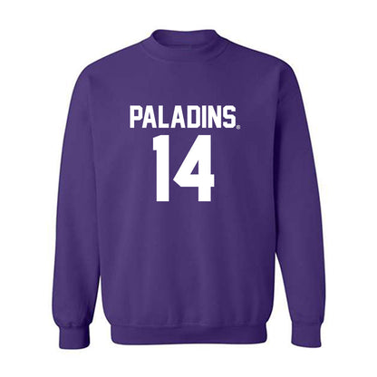 Furman - NCAA Football : Isaiah Davis - Replica Shersey Crewneck Sweatshirt-0