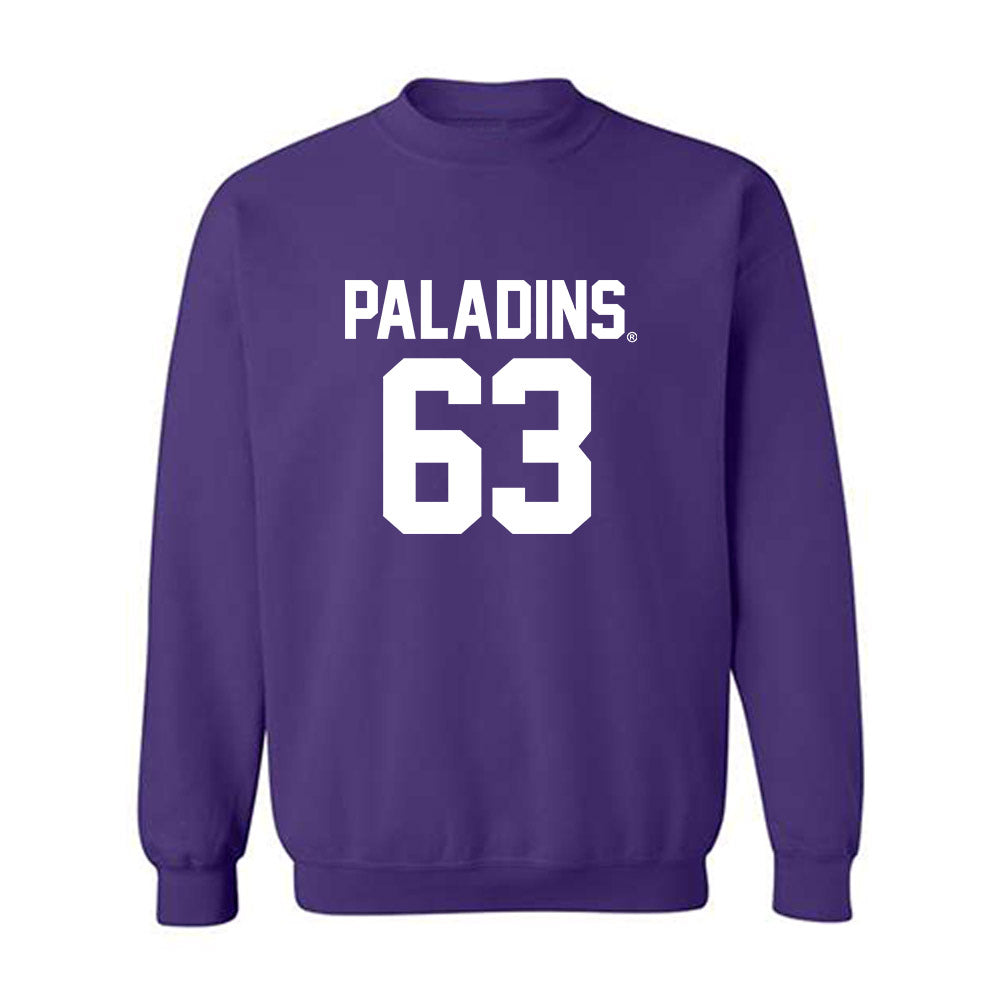 Furman - NCAA Football : Chase Polivchak - Replica Shersey Crewneck Sweatshirt-0
