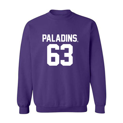 Furman - NCAA Football : Chase Polivchak - Replica Shersey Crewneck Sweatshirt-0