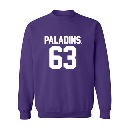 Furman - NCAA Football : Chase Polivchak - Replica Shersey Crewneck Sweatshirt-0