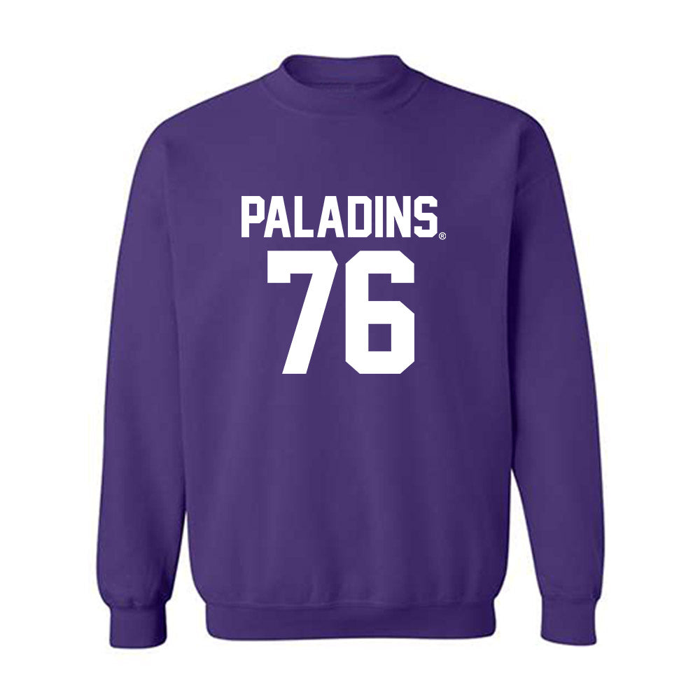 Furman - NCAA Football : Chase Gregorek - Replica Shersey Crewneck Sweatshirt-0