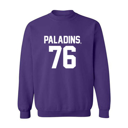 Furman - NCAA Football : Chase Gregorek - Replica Shersey Crewneck Sweatshirt-0