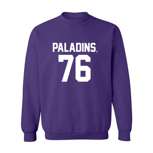 Furman - NCAA Football : Chase Gregorek - Replica Shersey Crewneck Sweatshirt-0