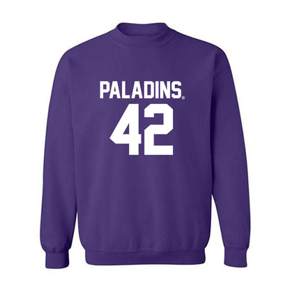 Furman - NCAA Football : Zach Lee - Replica Shersey Crewneck Sweatshirt-0