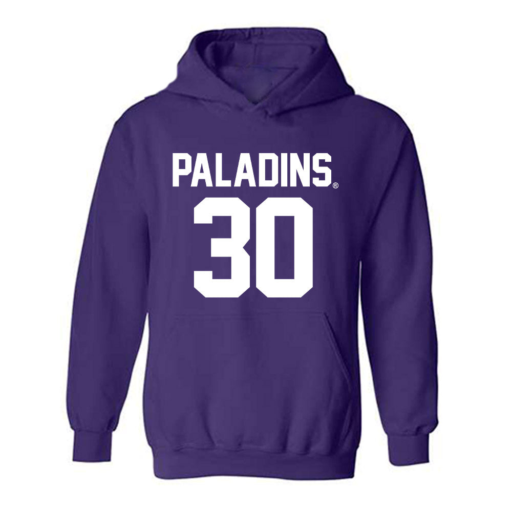 Furman - NCAA Football : Quay Rush - Hooded Sweatshirt Replica Shersey