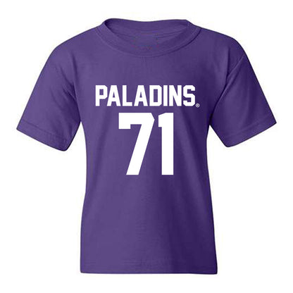 Furman - NCAA Football : Edwin Gaulding - Replica Shersey Youth T-Shirt-0