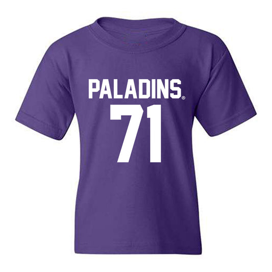 Furman - NCAA Football : Edwin Gaulding - Replica Shersey Youth T-Shirt-0