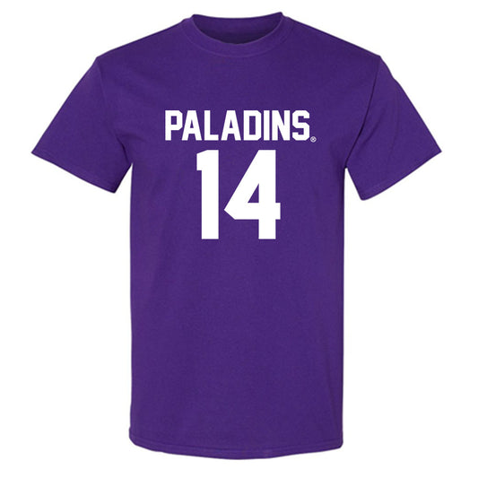 Furman - NCAA Football : Isaiah Davis - Replica Shersey T-Shirt-0