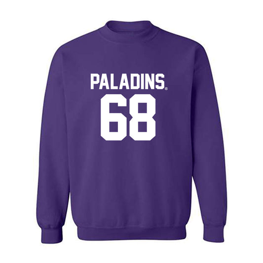 Furman - NCAA Football : Danny Stein - Replica Shersey Crewneck Sweatshirt-0