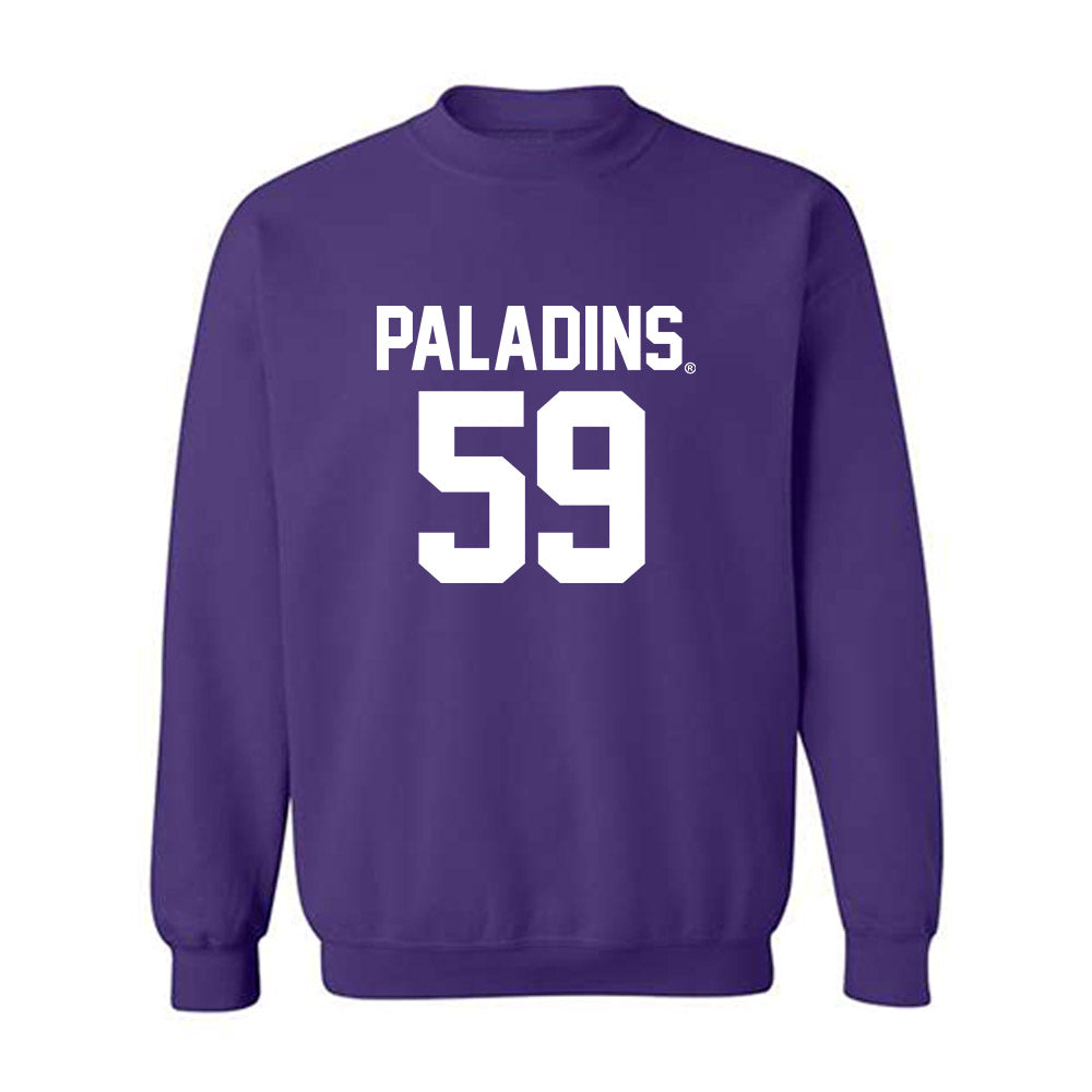 Furman - NCAA Football : Ty Kauserud - Replica Shersey Crewneck Sweatshirt