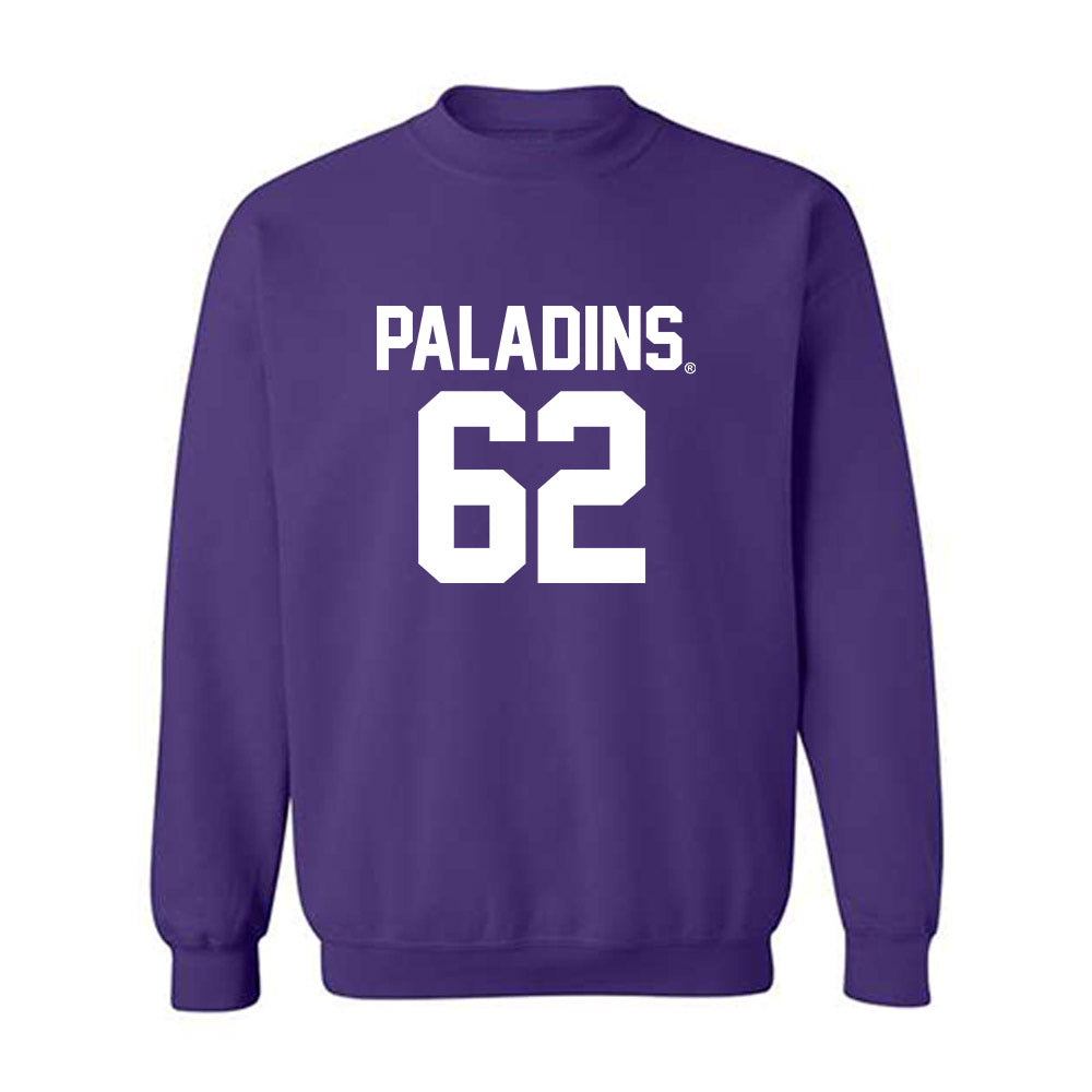 Furman - NCAA Football : Parker Solano - Replica Shersey Crewneck Sweatshirt