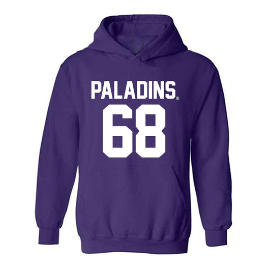 Furman - NCAA Football : Danny Stein - Replica Shersey Hooded Sweatshirt-0