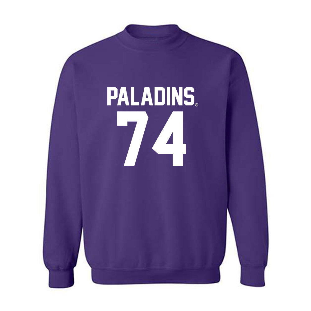 Furman - NCAA Football : Steven O'Dell - Replica Shersey Crewneck Sweatshirt